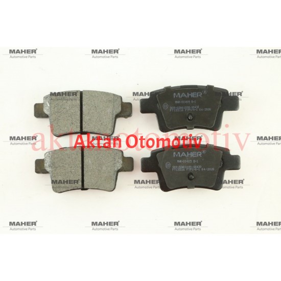 FREN BALATA C4 PICASSO 06= 1.6HDI-1.8-2.0-2.0HDI ARKA